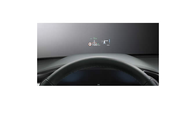 Hyundai SANTA FE 2020 - Průhledový displej