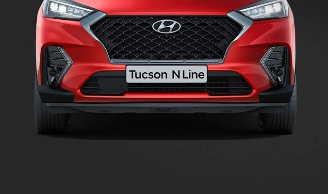 Hyundai TUCSON N LINE - Přední maska