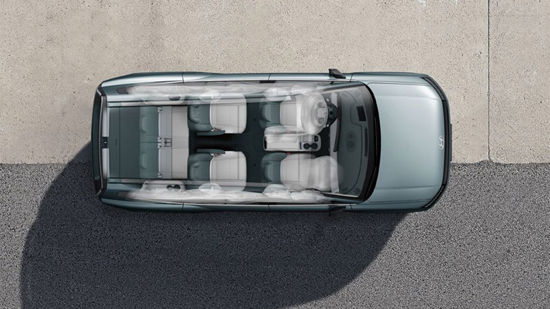 Hyundai IONIQ 9 - Deset airbagů pro špičkovou bezpečnost Hyundai IONIQ 9