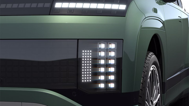 Hyundai IONIQ 9 - Unikátní světla pro denní svícení Hyundai IONIQ 9