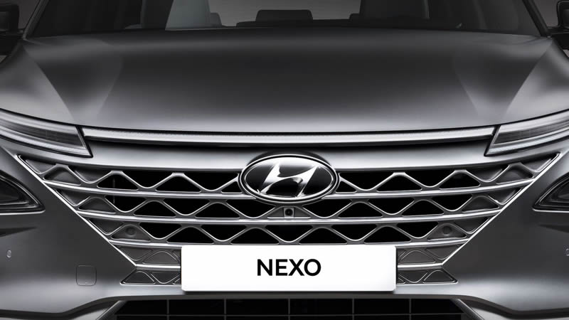 Hyundai NEXO - kaskádovitá mřížka chladiče