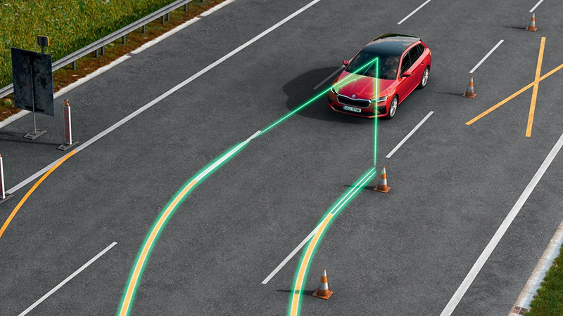 skoda scala lane assist