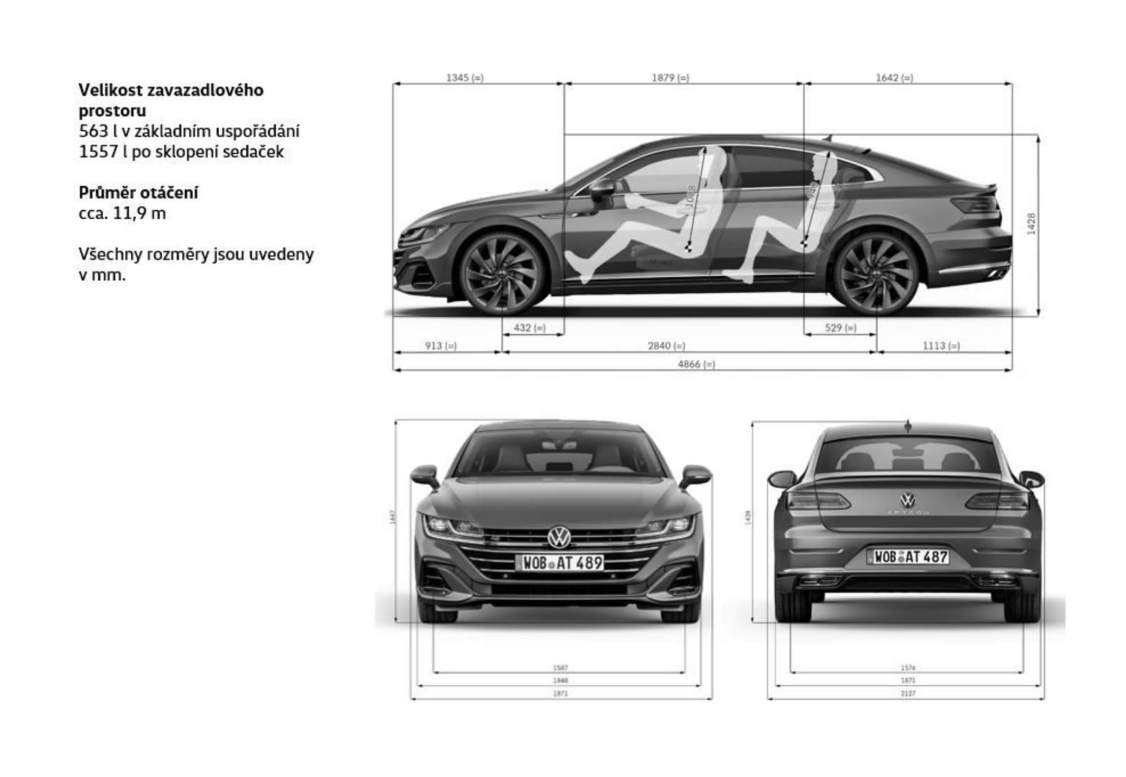 Volkswagen Arteon R 2020 - Technické údaje