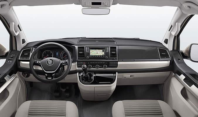 VW California Edition - Komfortní palubní deska