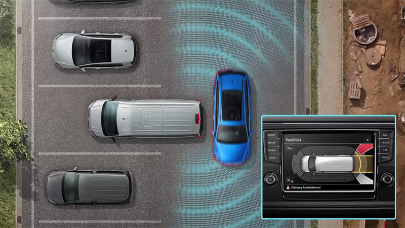 vw california park assist