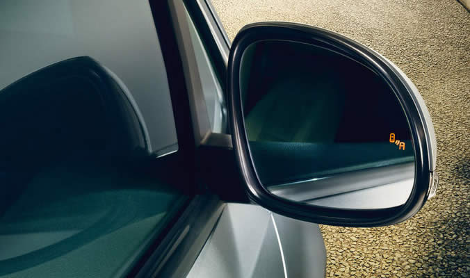VW e-Golf - Blind spot senzor