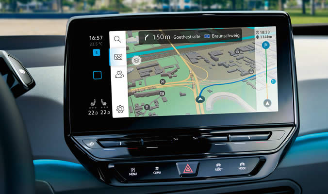Volkswagen ID.4 -  Aktualizace dat navigačních map