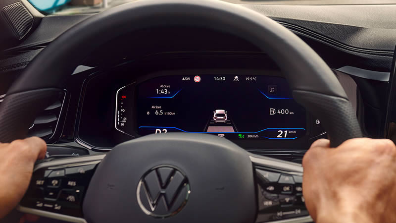 Volkswagen T-Roc digitální panel přístrojové desky Digital Cockpit