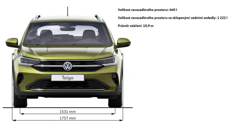 vw taigo 2021 technicke udaje