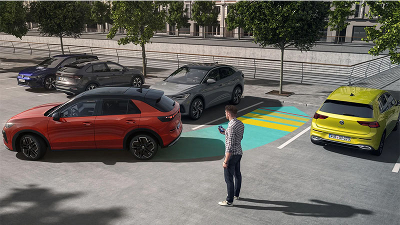 Volkswagen T-Roc - Park Assist Pro Volkswagen T-Roc asistenční systémy