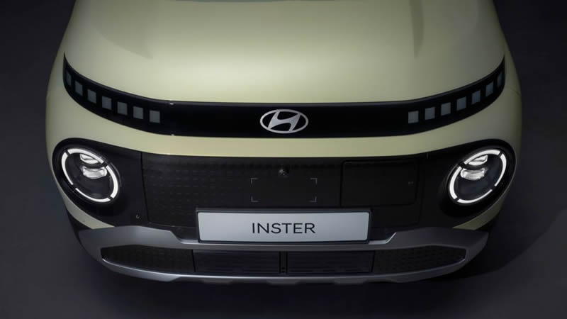 Hyundai INSTER pohled na masku vozu