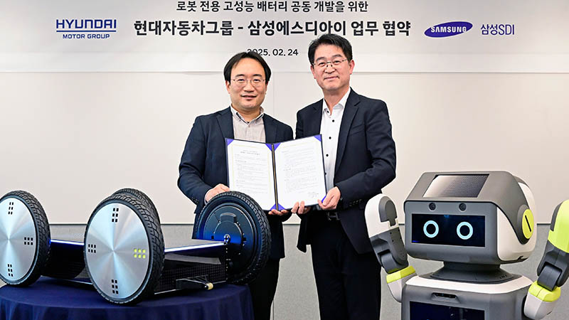 Kia, Hyundai Motor a Samsung SDI spolupracují na bateriích pro roboty