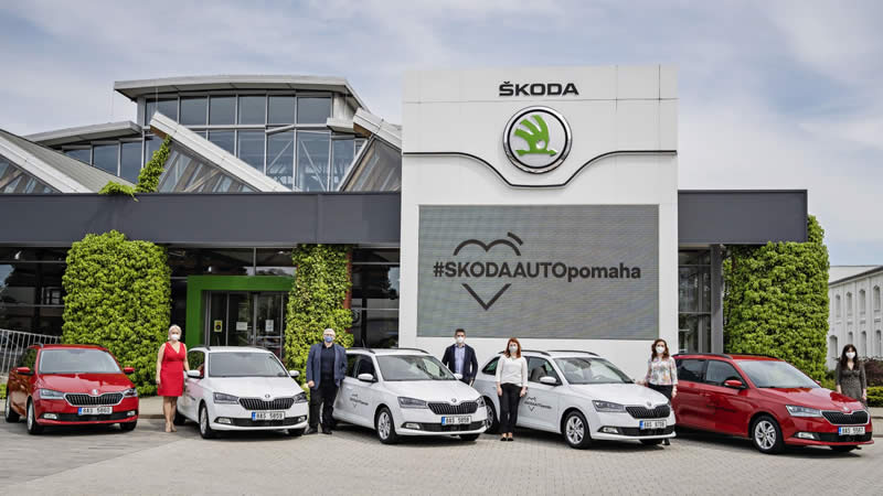 ŠKODA - 16 automobilů pro zdravotní a sociální organizace