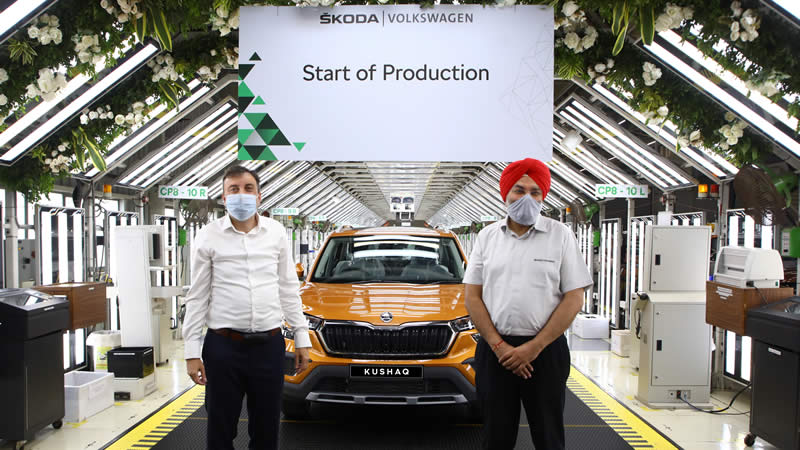 ŠKODA Indie zahájila výrobu modelu KUSHAQ