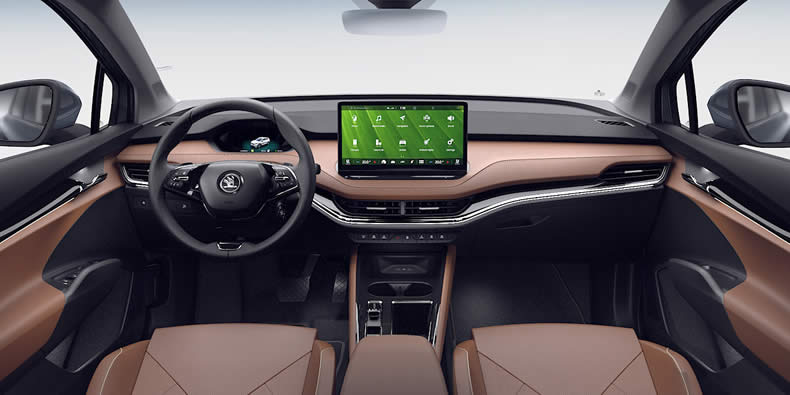 ŠKODA Enyaq iV - interiér ŠKODA Enyaq iV - interiér