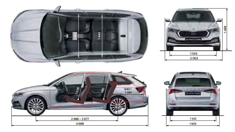 skoda octavia combi sportline technicka data